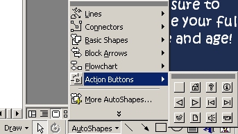 Drawing and Action Button