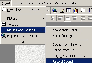 Insert Movies and Sounds