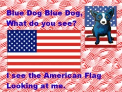 Blue Dog Kid Pix slide