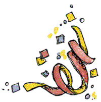 end of year confetti