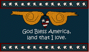 God Bless America, land that I love