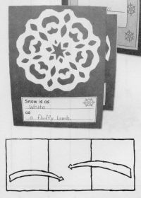 snowflake simile three fold book