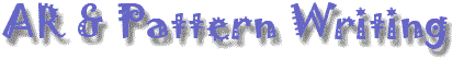 AR & Pattern Writing