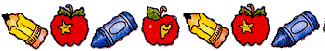 pencil, apple, crayon line