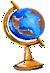 Globe on stand