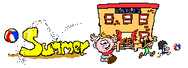 Summer - Kids are running out of school